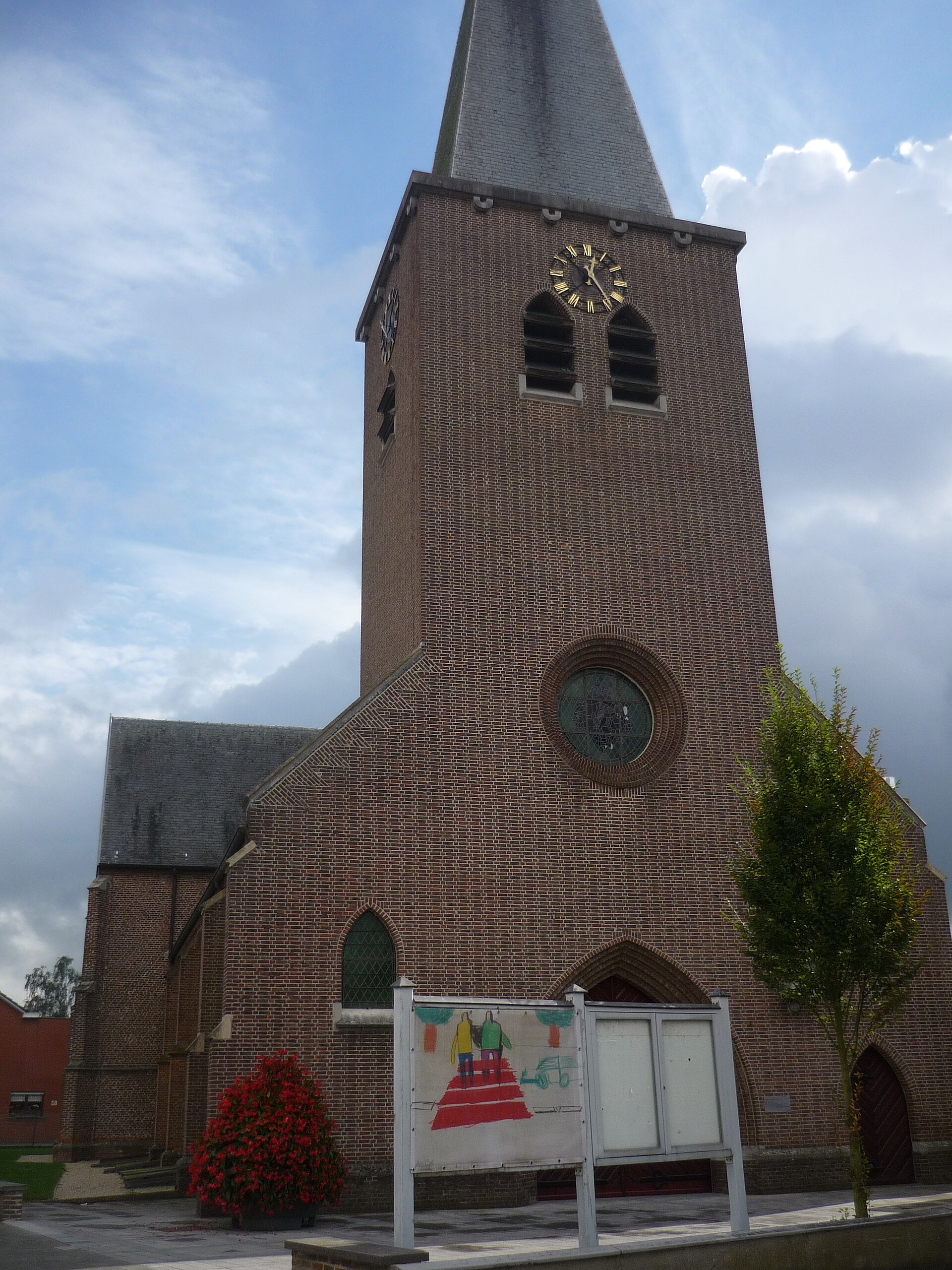 De Sint-Jobkerk aan de Kerklei in Sint-Job-in-'t-Goor, het dorp dat zijn naam dankt aan de heilige Job en het drassige 'goor'